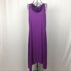 New York & Company sleeveless knit midi dress L
